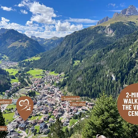 Apartman Cesa Planber Mountain View Ski-in Ski-out Canazei