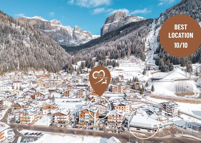 Cesa Planber Mountain View Ski-in Ski-out * Canazei